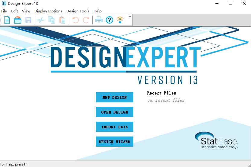 Design Expert 13.0中文激活版运行截图