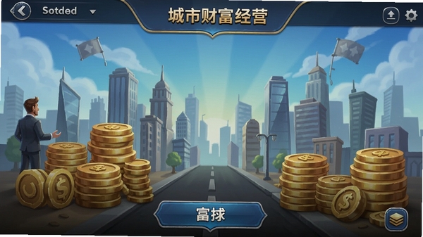 成为富豪 城市财富经营 游戏主界面