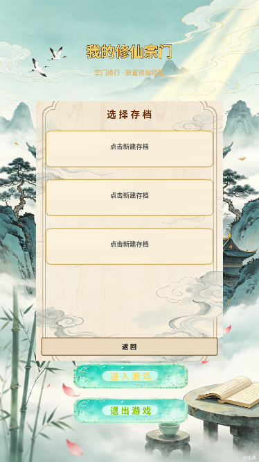 我的修仙宗门模拟器运行截图