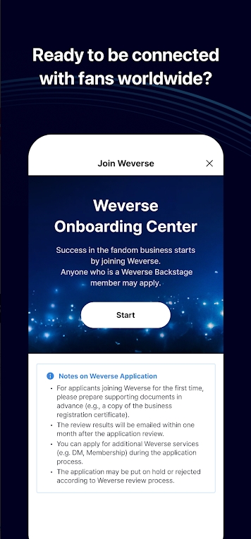 Weverse Backstage Weverse Backstage