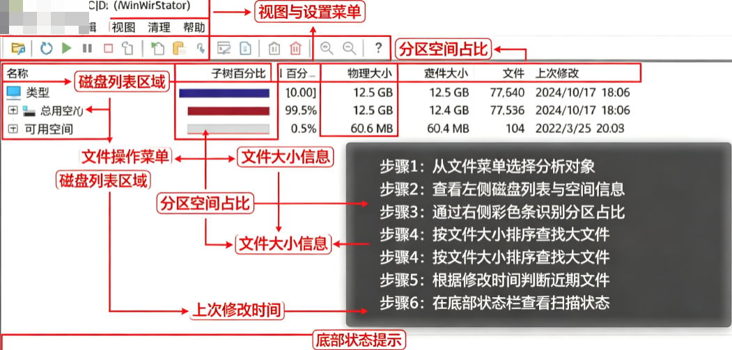 WinDirStat磁盘工具 WinDirStat磁盘工具