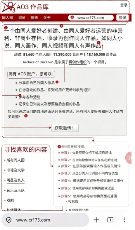拾文shiwen-AO3浏览器 拾文shiwen-AO3浏览器