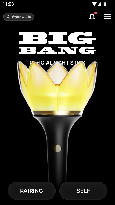 BIGBANG OFFICIAL LIGHT STICK应援棒 BIGBANG OFFICIAL LIGHT STICK应援棒