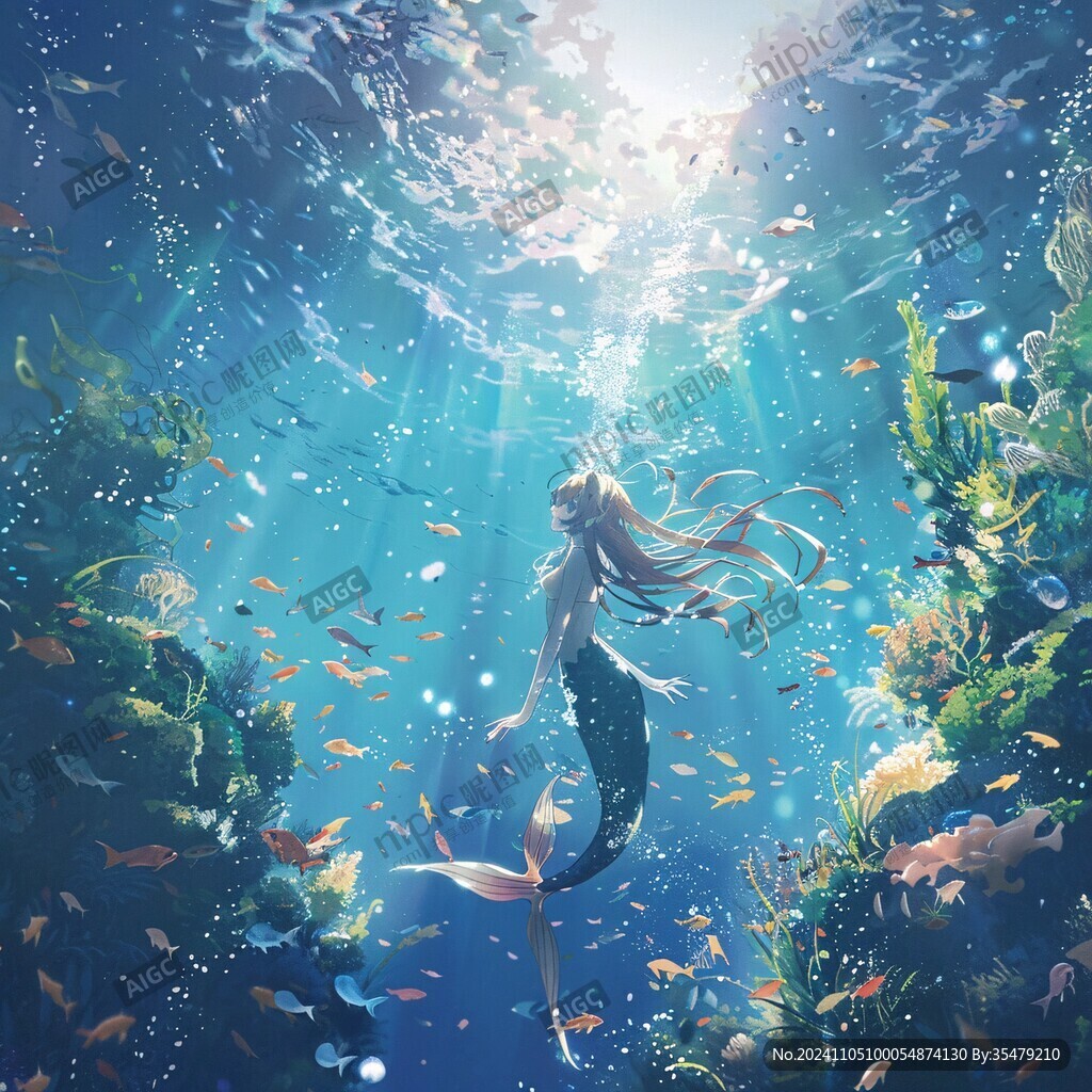 出水美人鱼 pc版 海底世界截图 画面精美