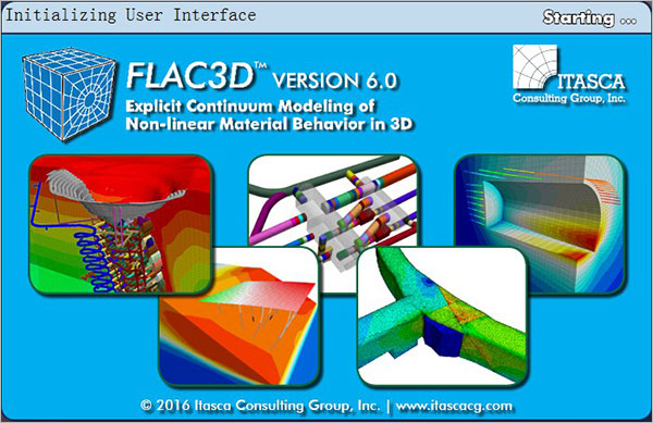 FLAC3D 6.0����������ʹ������Ч��ͼ