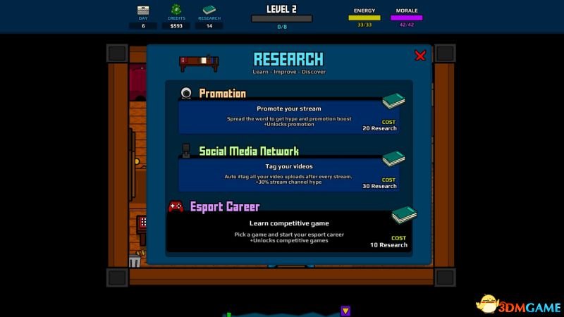 职业玩家大亨Gamer Career Tycoon pc版运行截图