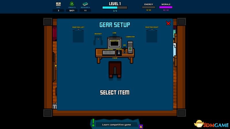 职业玩家大亨Gamer Career Tycoon pc版运行截图