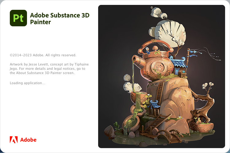 Adobe Substance 3D Painter 9.1.0中文Windows版运行截图