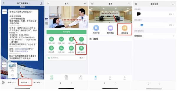 体检报告查询助手运行截图