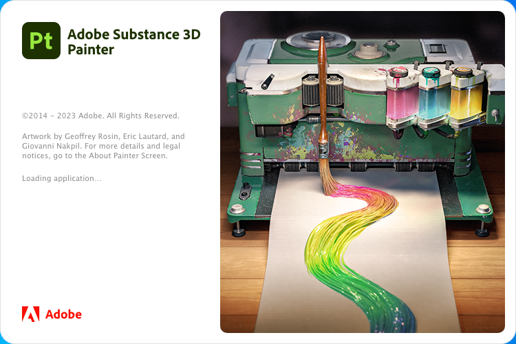 Adobe Substance 3D Painter 8.3.1���ļ�������н�ͼ
