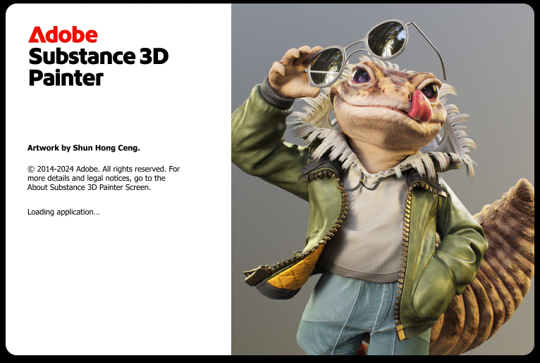 Adobe Substance 3D Painter 2023中文激活版运行截图