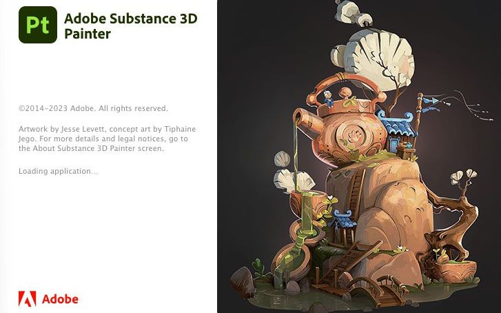 Adobe Substance 3D Painter v10.0.1汉化完整版 粒子笔刷效果