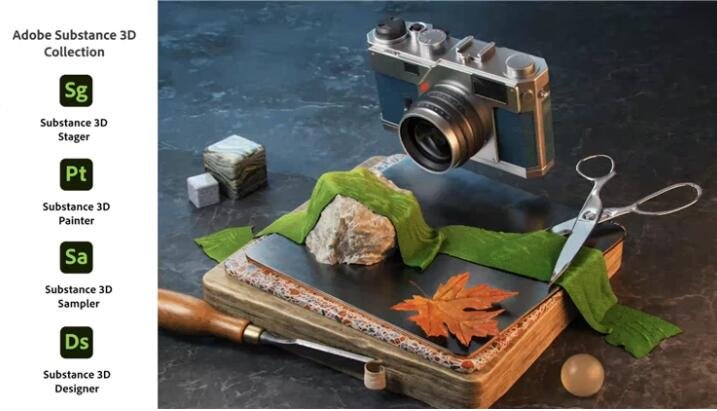 Adobe Substance 3D Painter 7.4.1中文版运行截图