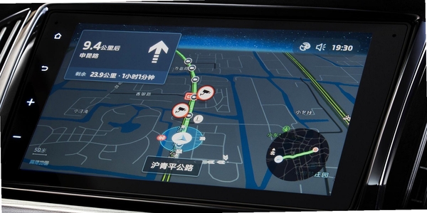 云帧实时路况导航运行截图