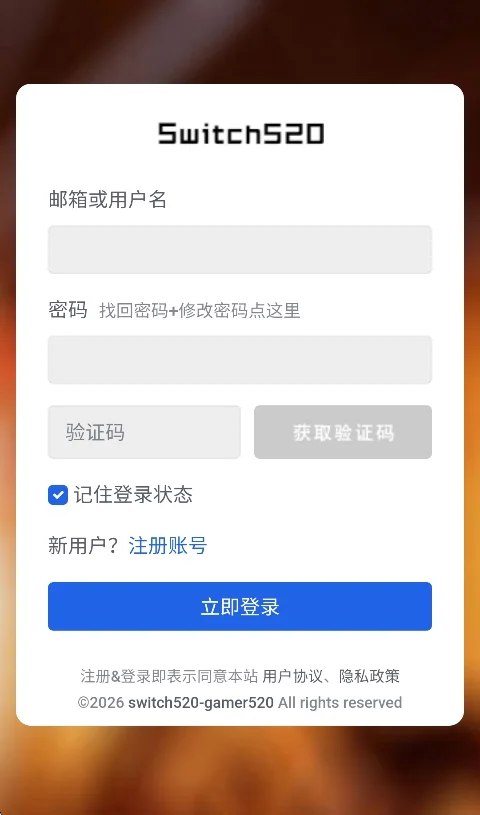 switch520游戏资源站运行截图