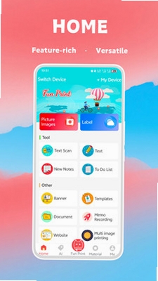 Fun Print喵喵机打印运行截图