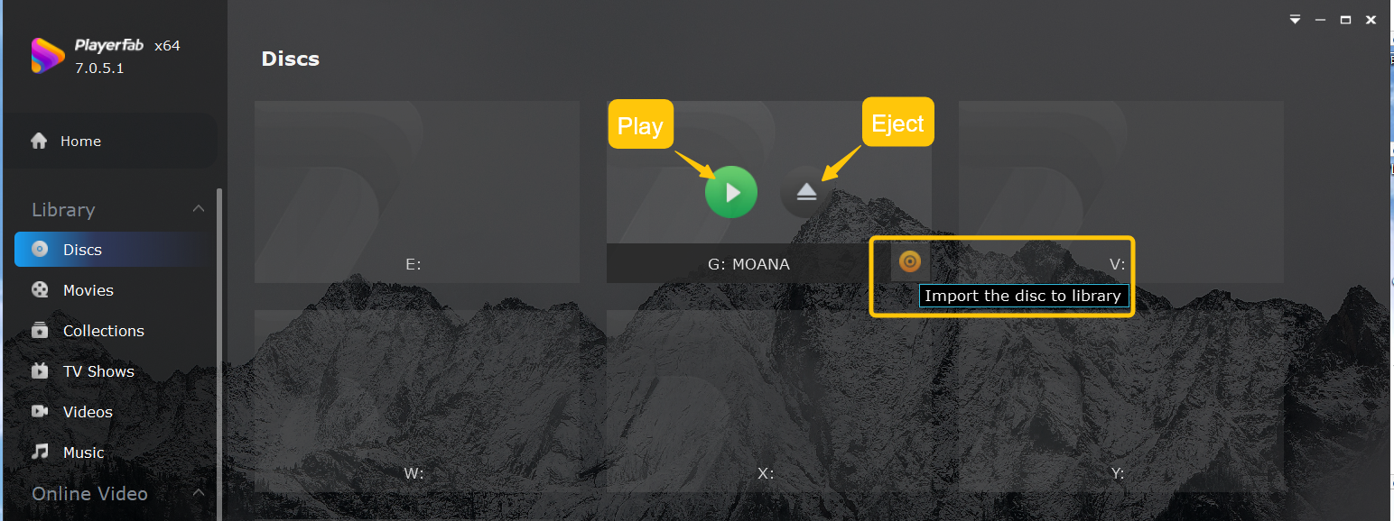 PlayerFab Ultra HD Player运行截图
