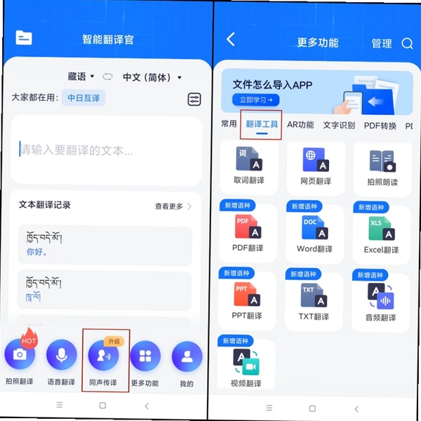 AI智能翻译官 离线翻译 设置