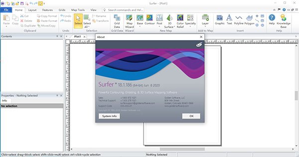 Golden Software Surfer 30中文激活版运行截图