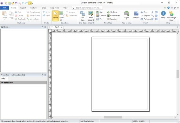Golden Software Surfer 30中文激活版运行截图