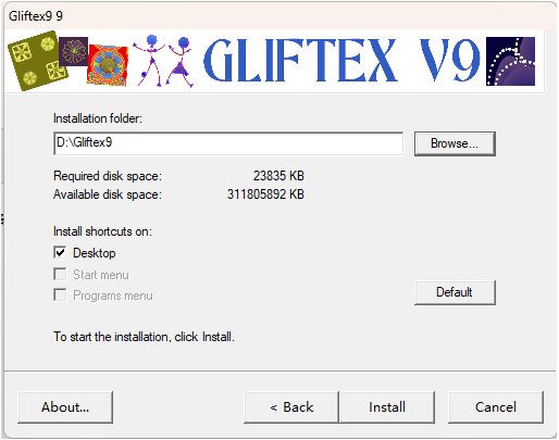 Gliftex 9.0中文免费版运行截图