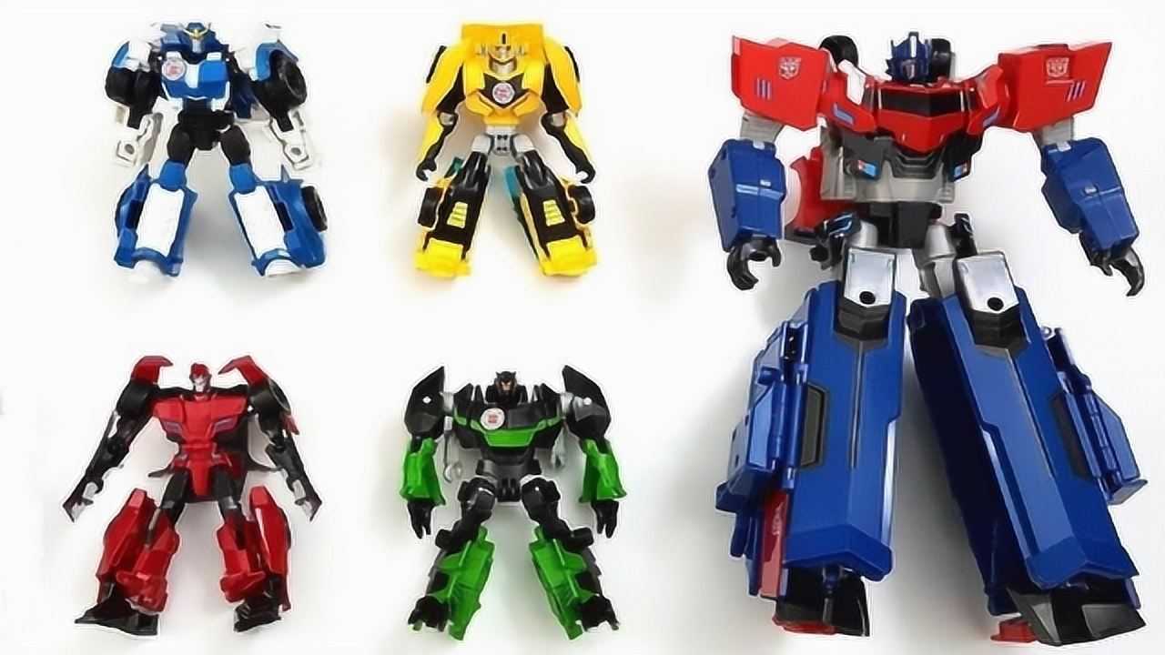 会说话的变形金刚 玩具 全家福 展示