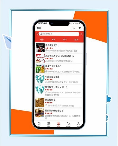 都肆商圈运行截图
