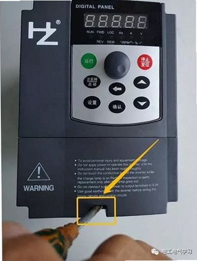 东益福变频器连接设置教程