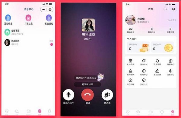 星诱视频聊天运行截图