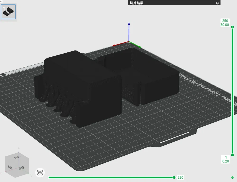 QIDI Maker起迪3D打印切片软件 模型切片预览 配图