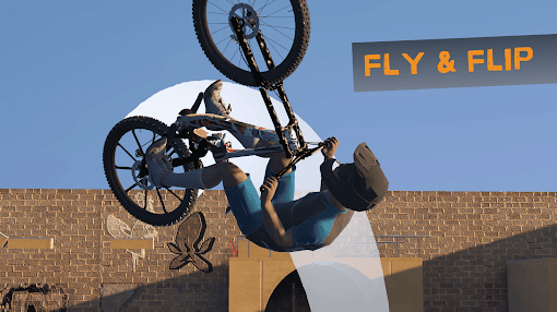 极限自行车骑手3D Hardcore Biker 高难度特技动作展示