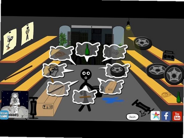 火柴人创意逃生(Flash移植)运行截图