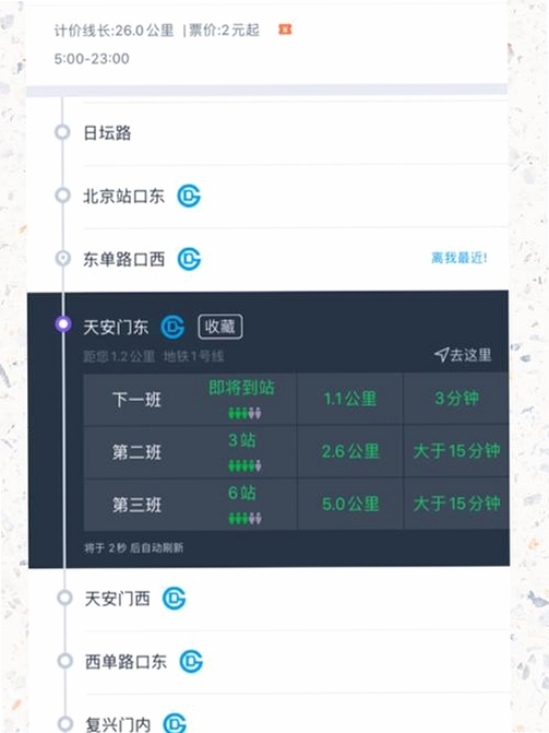 公交地铁出行路线运行截图