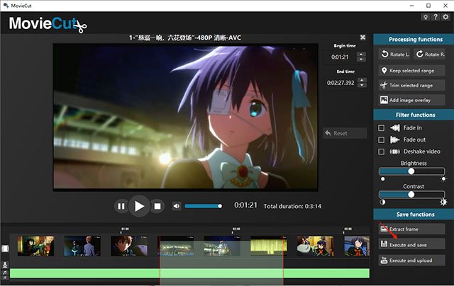 MovieCut 10中文免费版运行截图