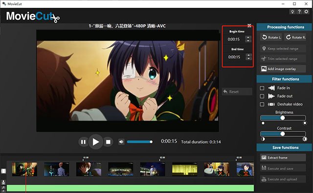 MovieCut 10中文免费版运行截图