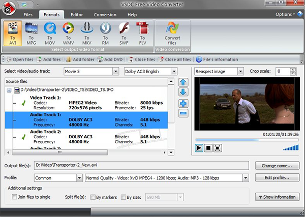 VSDC-Free Video Converter 2.5.1正式版运行截图