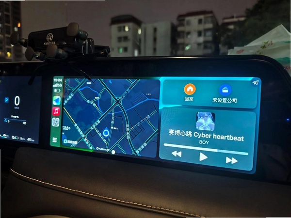 智能车机Carplay运行截图