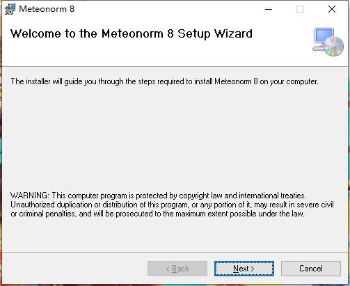 Meteonorm 8.0.2中文免费版运行截图
