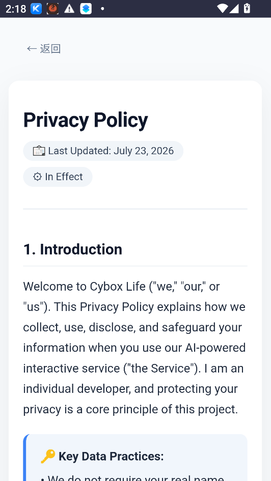 cyboxlife ai下载官方最新版运行截图