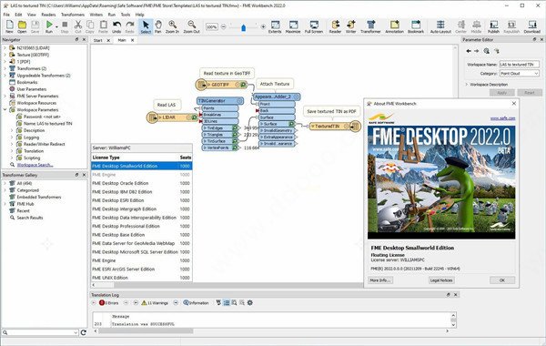 FME Desktop2022中文免费版运行截图