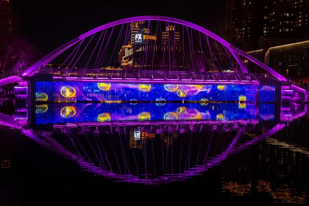 幕桥夜景全景机位选择