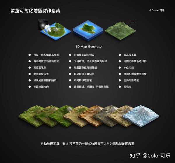 3D Map Generator 2026中文激活版 制作3D地形图 效果展示