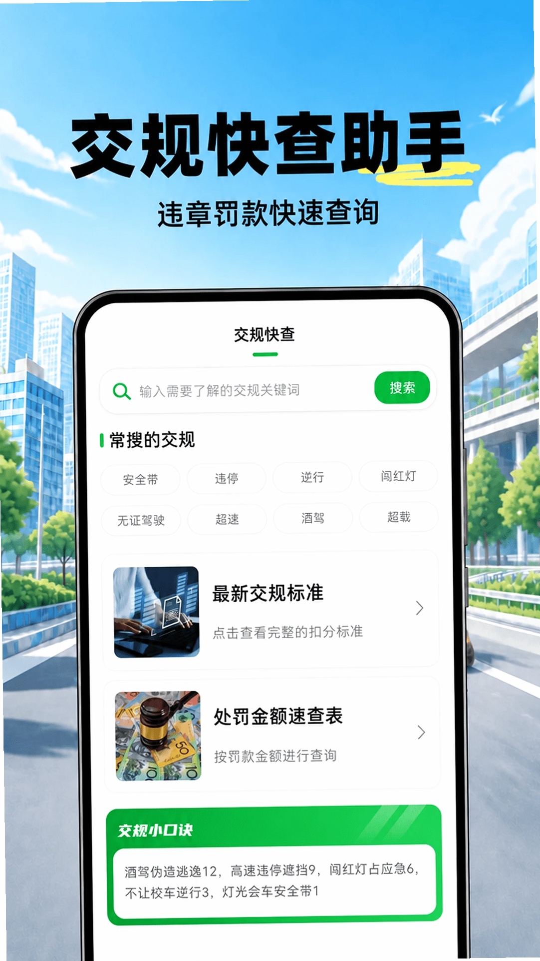 驾照违章宝典运行截图