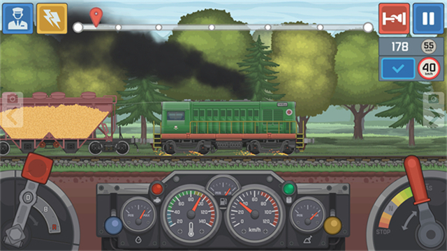 火车驾驶模拟器2026Train Driving Simulator 2026 列车到达终点站画面