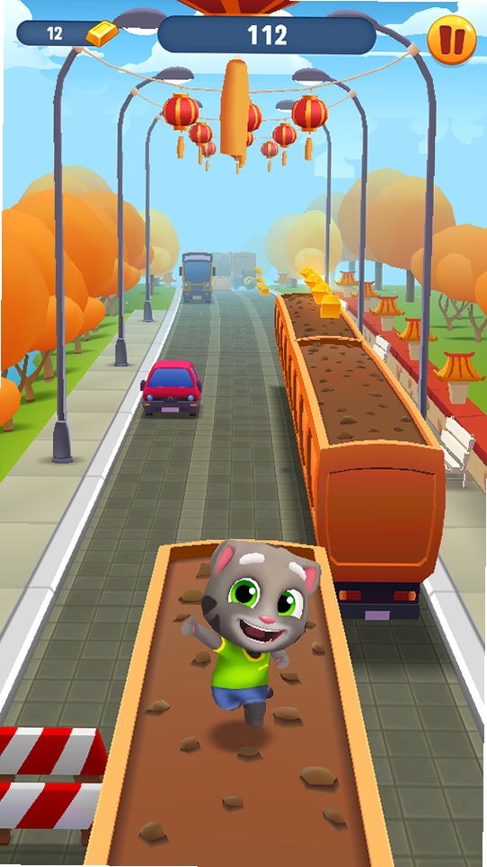 汤姆猫跑酷运行截图