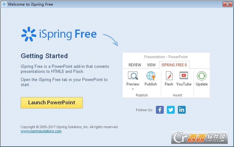 PPTת��Flashת����(iSpring Free)