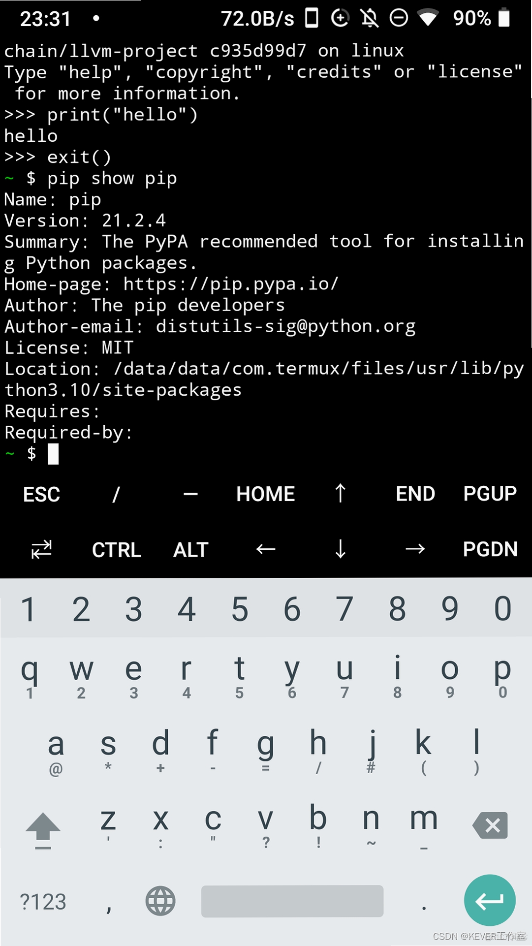 Python少儿手机编程 安装教程 手机截图