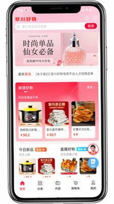 黎川好物运行截图