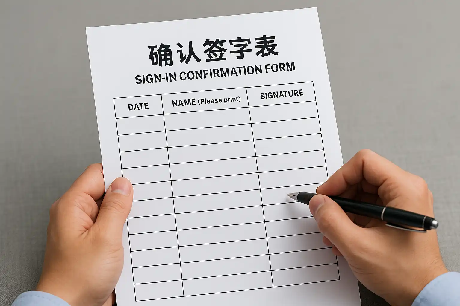 计件记录表 员工签字确认 数量核对