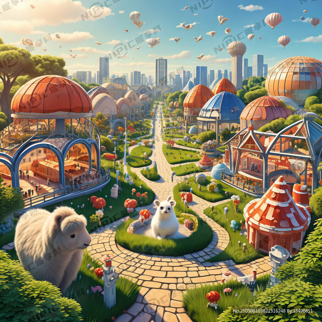 萌宠世界梦幻屋 动物乐园 拍照打卡 治愈瞬间